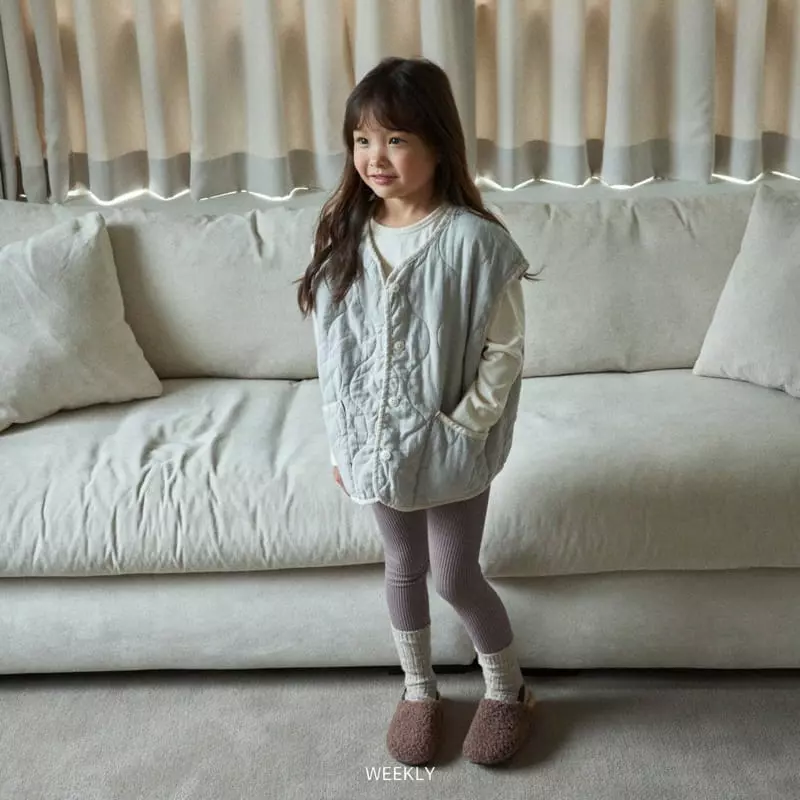 Weekly - Korean Children Fashion - #littlefashionista - Pudding Point Vest - 3