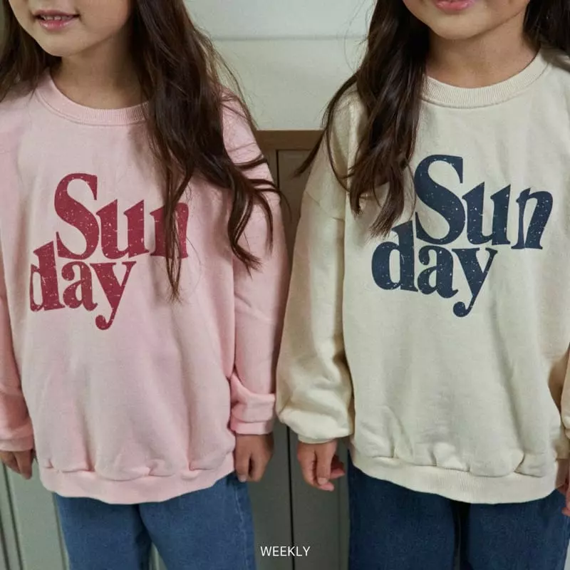 Weekly - Korean Children Fashion - #magicofchildhood - Sunday Sweatshirt - 5
