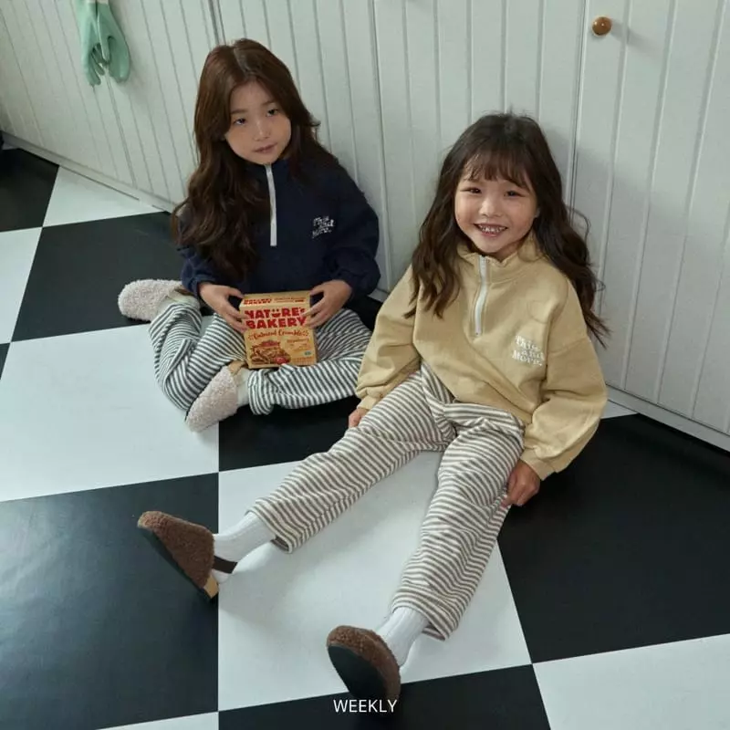 Weekly - Korean Children Fashion - #magicofchildhood - Dailt Stripes Pants - 8