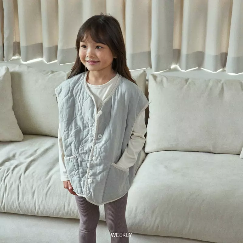 Weekly - Korean Children Fashion - #littlefashionista - Pudding Point Vest - 4
