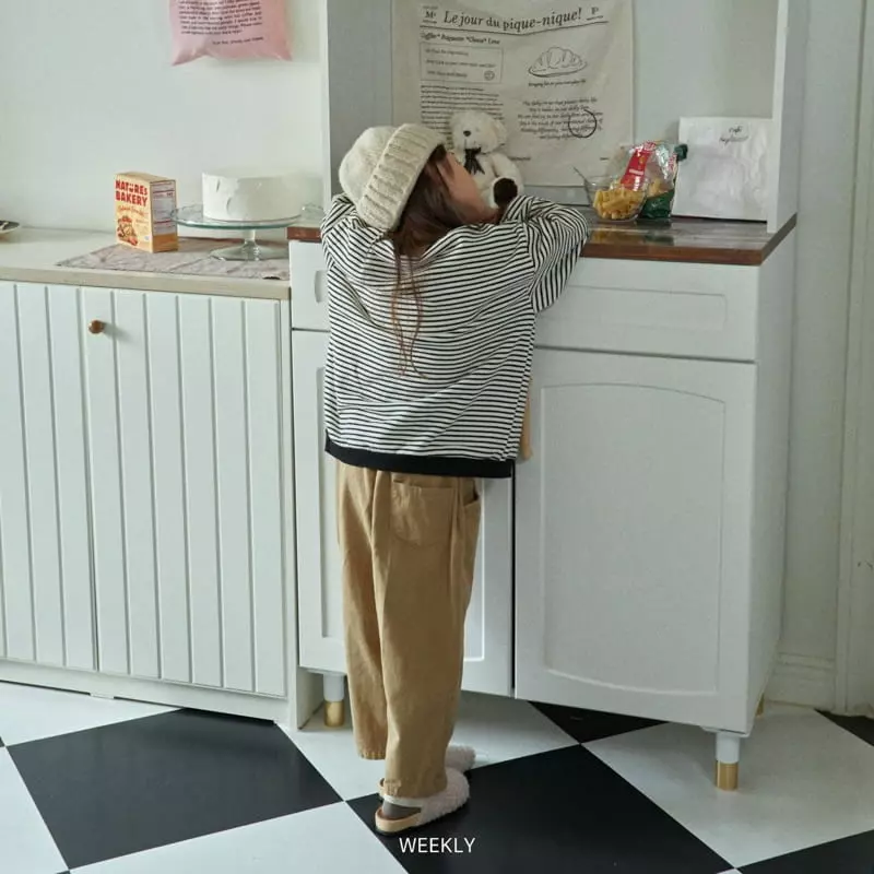 Weekly - Korean Children Fashion - #magicofchildhood - Stripes Sweatshirt - 4