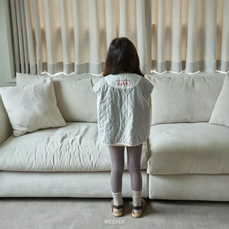 Weekly - Korean Children Fashion - #minifashionista - Pudding Point Vest - 5
