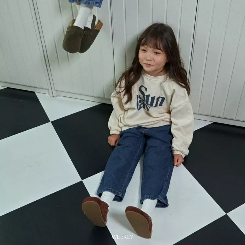 Weekly - Korean Children Fashion - #prettylittlegirls - Sunday Sweatshirt - 7