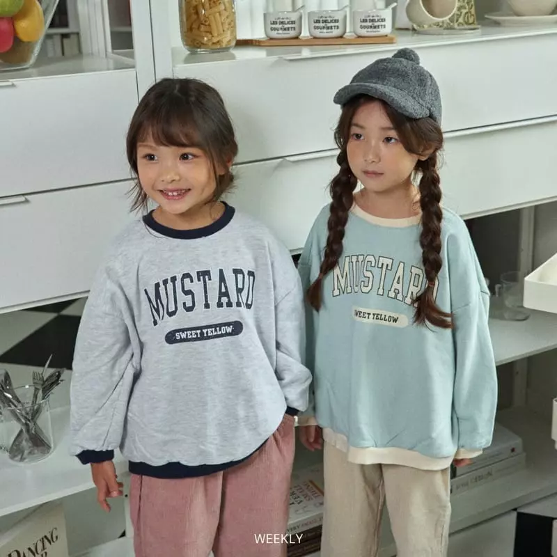 Weekly - Korean Children Fashion - #prettylittlegirls - Color Sweatshirt - 6