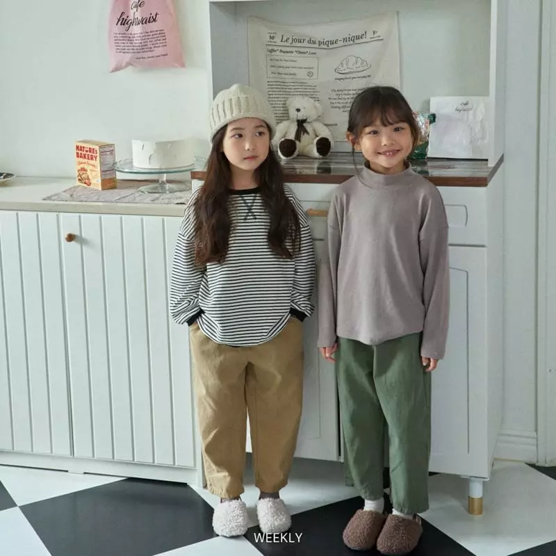 Weekly - Korean Children Fashion - #prettylittlegirls - Stripes Sweatshirt - 5
