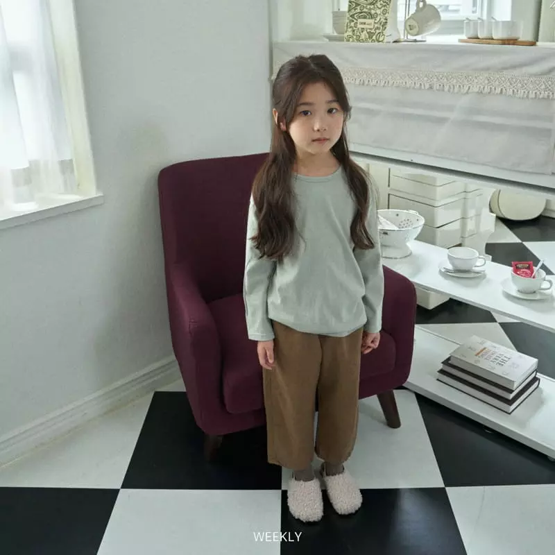 Weekly - Korean Children Fashion - #prettylittlegirls - Paul Piping Tee - 3