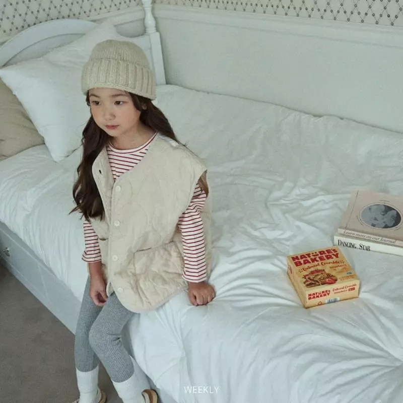 Weekly - Korean Children Fashion - #stylishchildhood - Pudding Point Vest - 9