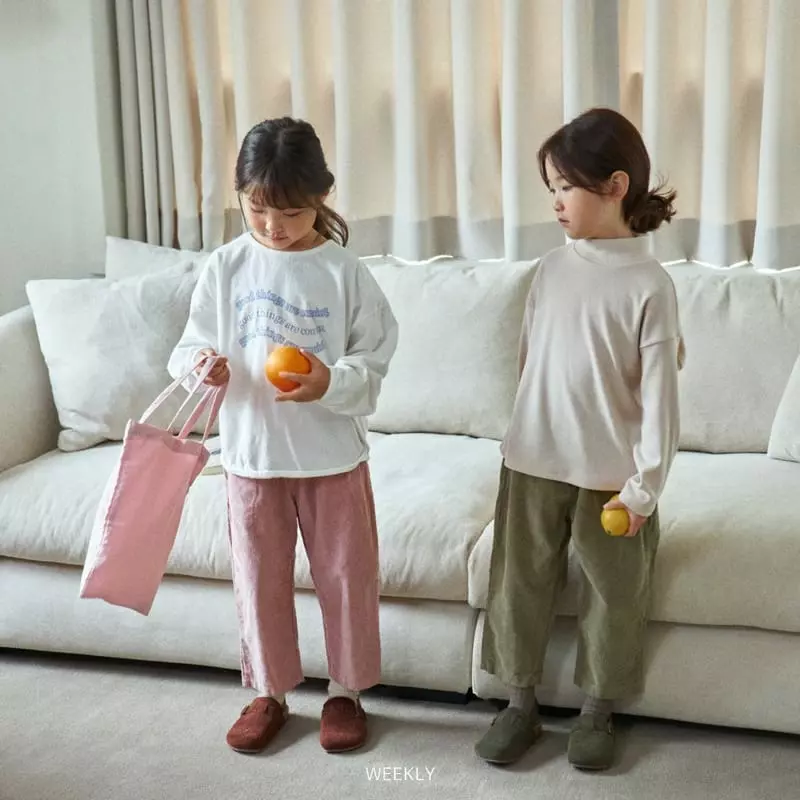 Weekly - Korean Children Fashion - #todddlerfashion - Simple Corduroy Pants - 12