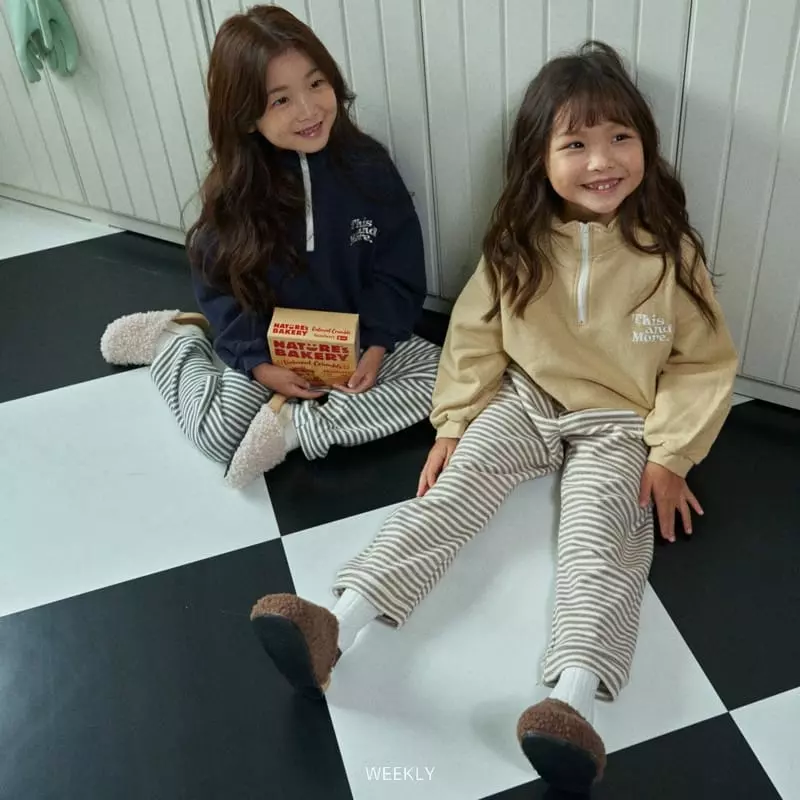 Weekly - Korean Children Fashion - #todddlerfashion - Dailt Stripes Pants - 11