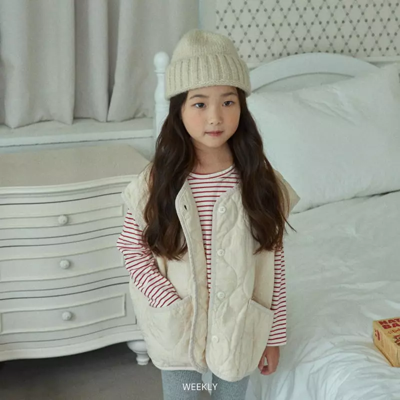 Weekly - Korean Children Fashion - #todddlerfashion - Pudding Point Vest - 7