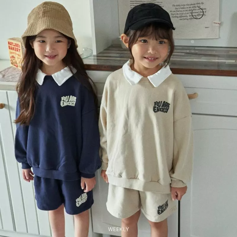 Weekly - Korean Children Fashion - #toddlerclothing - Shorts Top Bottom Set - 10
