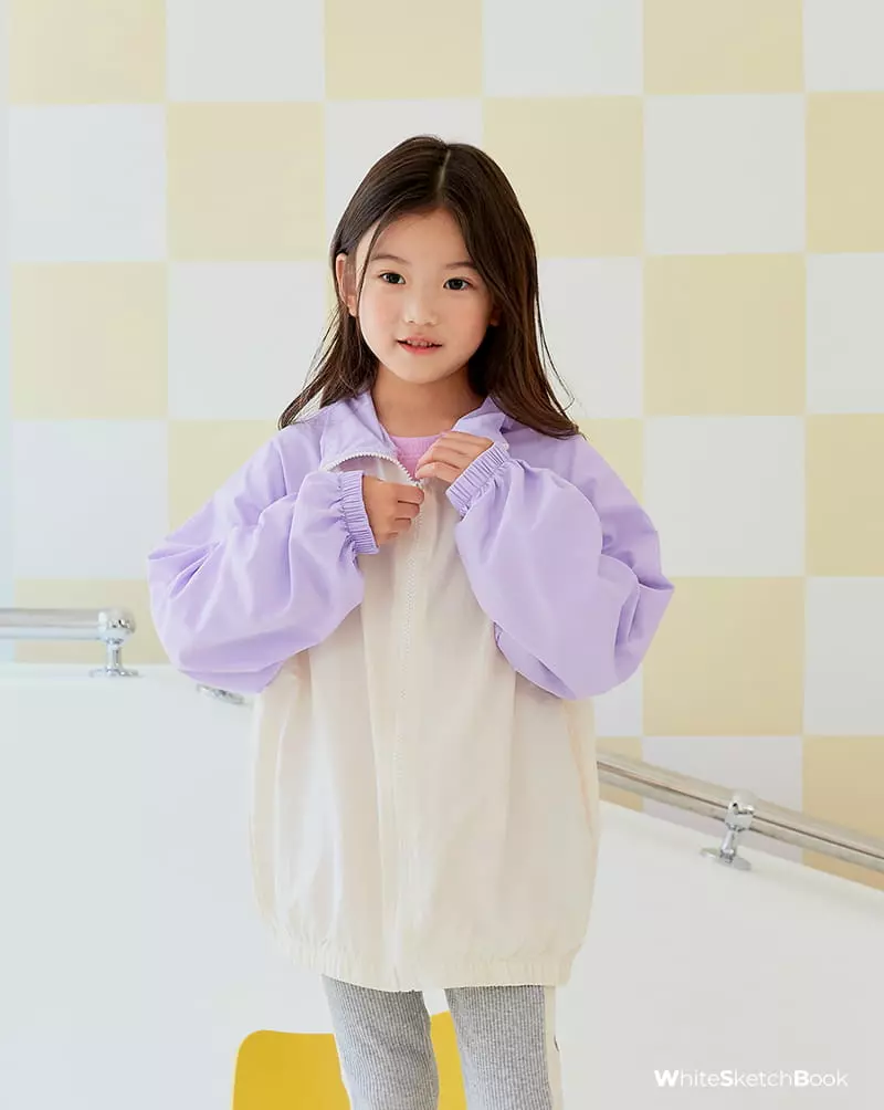 Whitesketchbook - Korean Children Fashion - #Kfashion4kids - Windbreaker Zip-up - 12
