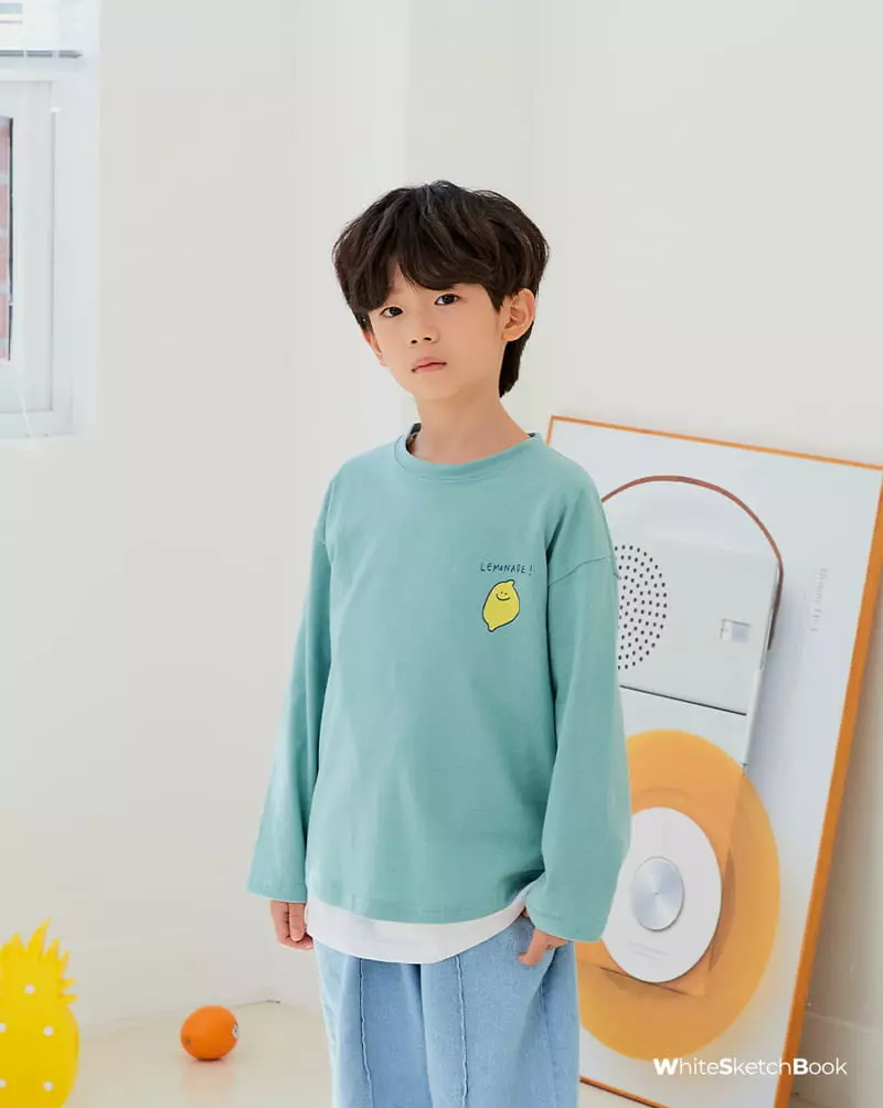 Whitesketchbook - Korean Children Fashion - #Kfashion4kids - Lemonade Tee - 3