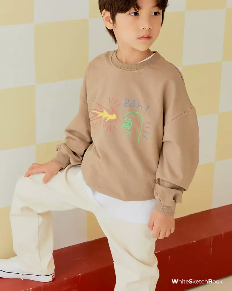 Whitesketchbook - Korean Children Fashion - #Kfashion4kids - Dino Sweatshirt - 10