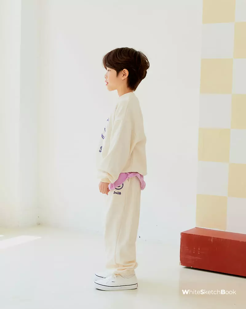Whitesketchbook - Korean Children Fashion - #childofig - Jelly Smile Top Bottom Set - 5