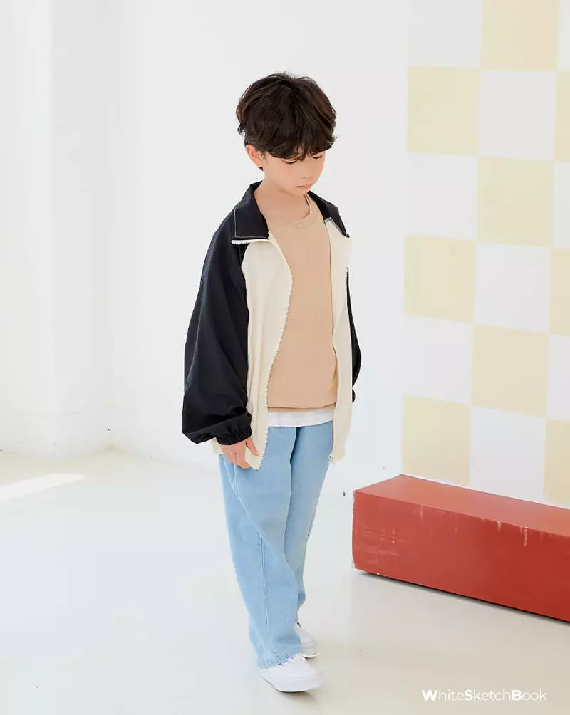 Whitesketchbook - Korean Children Fashion - #stylishchildhood - Windbreaker Zip-up - 4