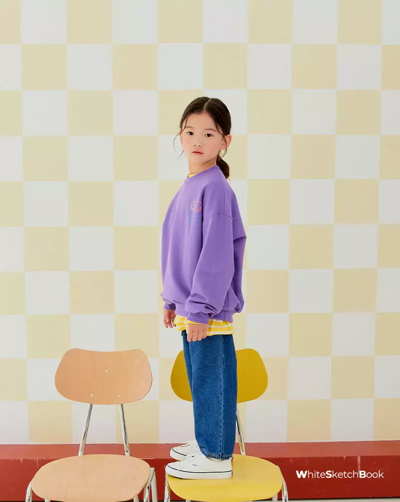 Whitesketchbook - Korean Children Fashion - #childofig - Lucky Smile Sweatshirt - 5