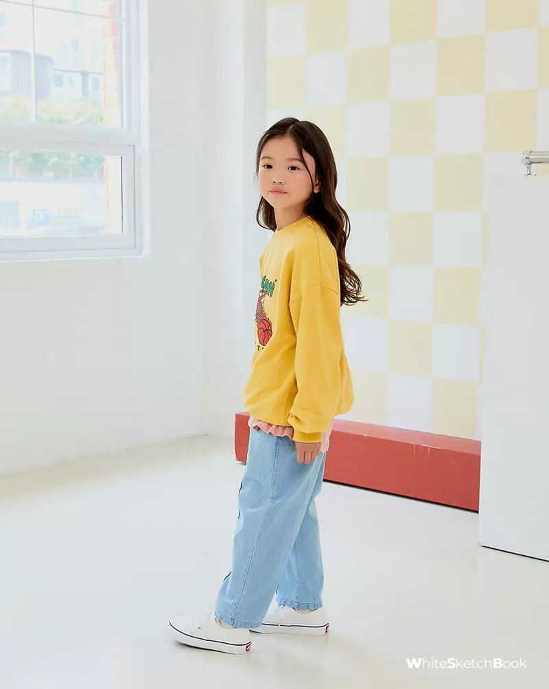 Whitesketchbook - Korean Children Fashion - #childofig - Dunk Sweatshirt - 3