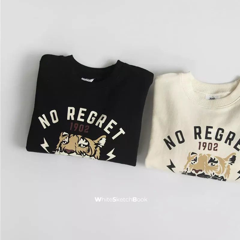 Whitesketchbook - Korean Children Fashion - #childofig - Tiger Sweatshirt - 12