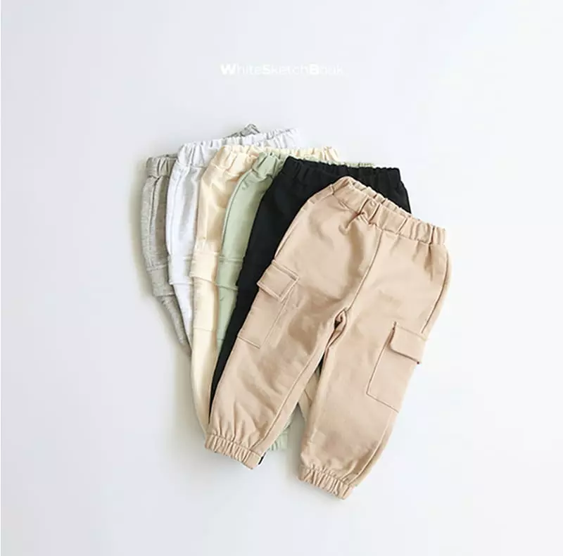 Whitesketchbook - Korean Children Fashion - #childrensboutique - Cargo Pants - 11