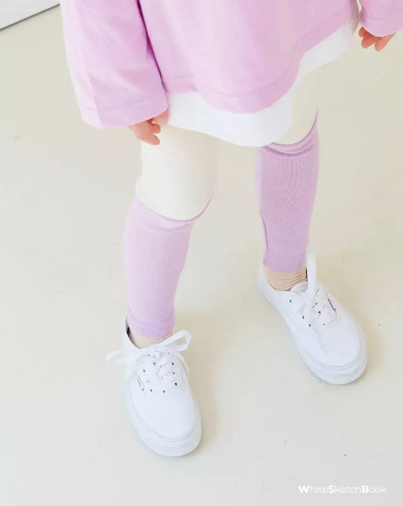 Whitesketchbook - Korean Children Fashion - #childrensboutique - Peach Leggings - 7
