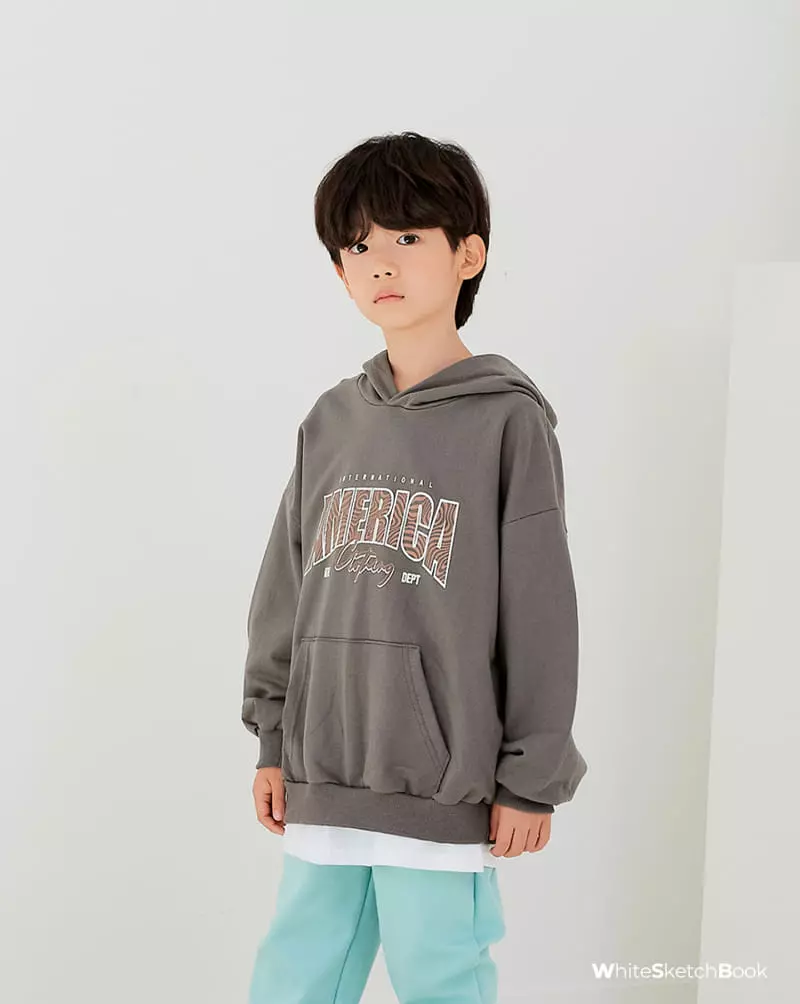 Whitesketchbook - Korean Children Fashion - #childrensboutique - America Hoody - 10