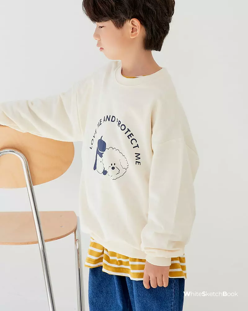 Whitesketchbook - Korean Children Fashion - #childrensboutique - Love Me Sweatshirt - 5