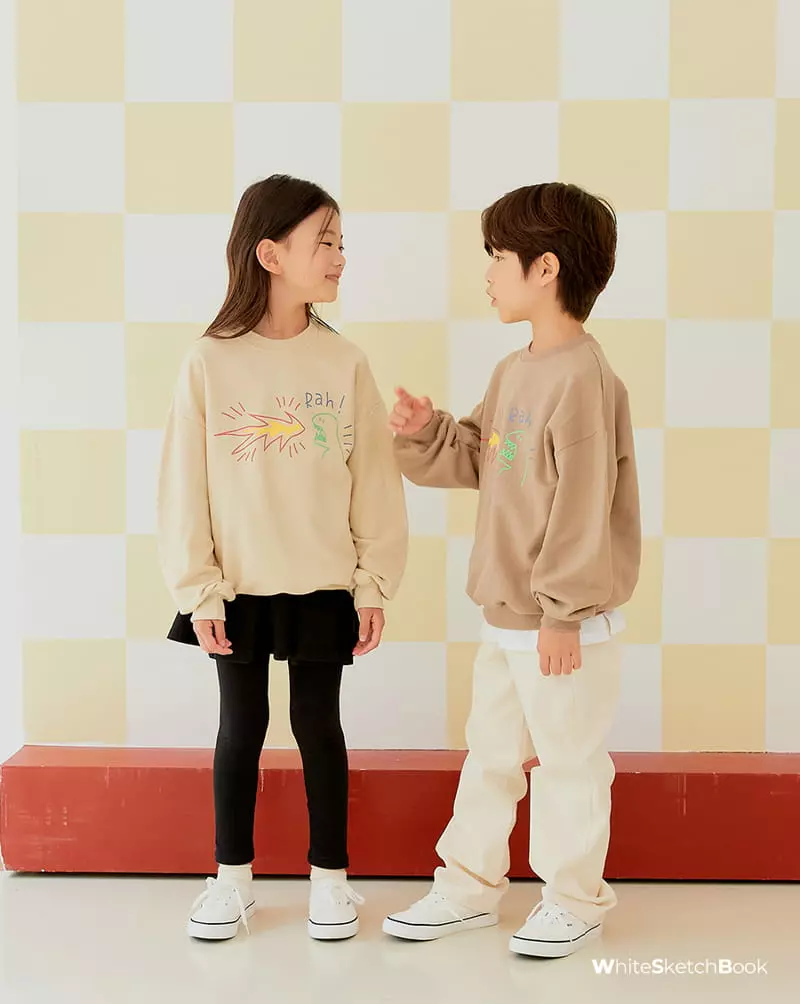 Whitesketchbook - Korean Children Fashion - #childrensboutique - Dino Sweatshirt - 3
