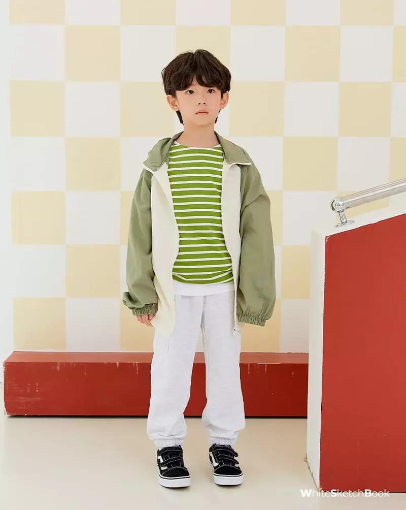 Whitesketchbook - Korean Children Fashion - #designkidswear - Windbreaker Zip-up - 6