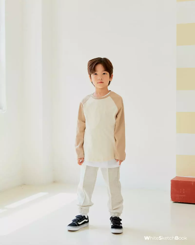 Whitesketchbook - Korean Children Fashion - #designkidswear - Raglan Color Tee - 12