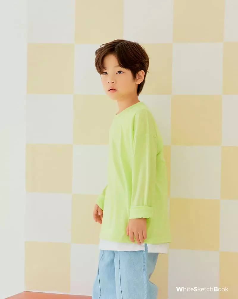 Whitesketchbook - Korean Children Fashion - #designkidswear - Soft Washing Tee - 8