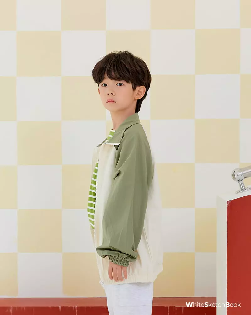 Whitesketchbook - Korean Children Fashion - #discoveringself - Windbreaker Zip-up - 7