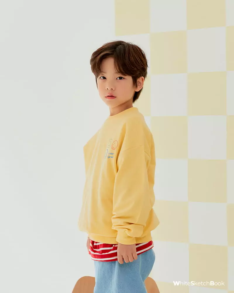 Whitesketchbook - Korean Children Fashion - #discoveringself - Lucky Smile Sweatshirt - 8
