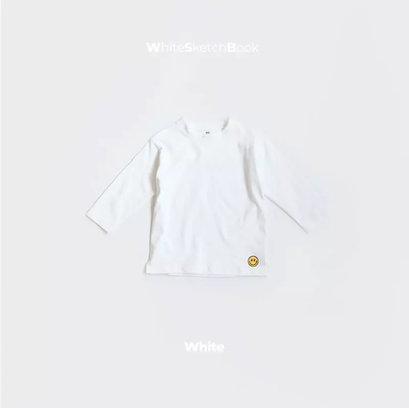Whitesketchbook - Korean Children Fashion - #discoveringself - Long Sleeves Smile Layered Tee - 12