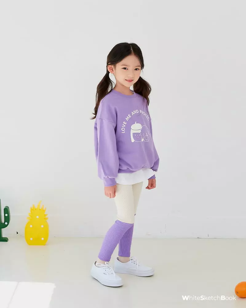 Whitesketchbook - Korean Children Fashion - #fashionkids - Crayon Leggings - 8