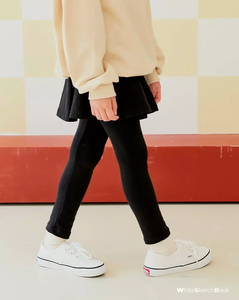 Whitesketchbook - Korean Children Fashion - #fashionkids - Spring Skirt Leggings - 6