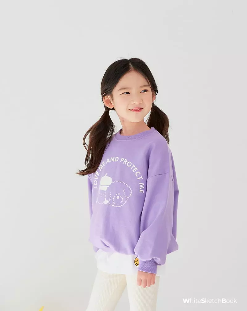 Whitesketchbook - Korean Children Fashion - #fashionkids - Love Me Sweatshirt - 8