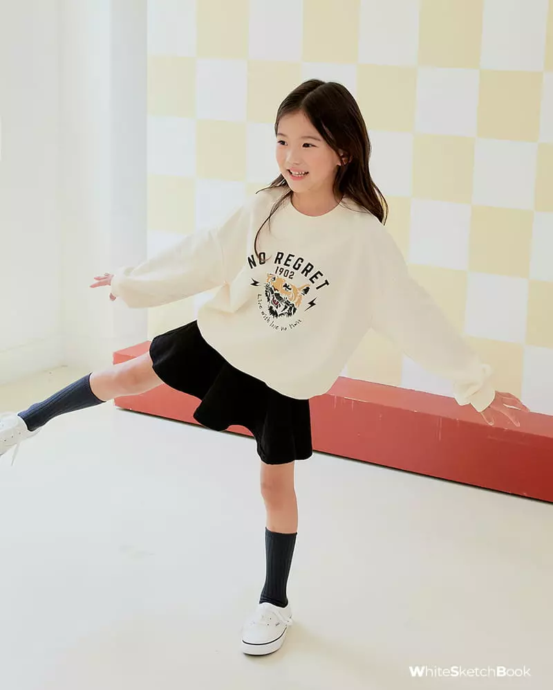 Whitesketchbook - Korean Children Fashion - #kidsshorts - Plare Skirt - 8