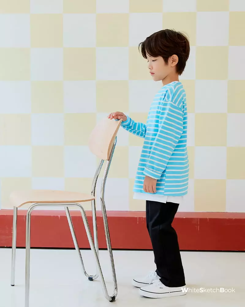 Whitesketchbook - Korean Children Fashion - #kidsshorts - Cotton Span Straight Pants - 5