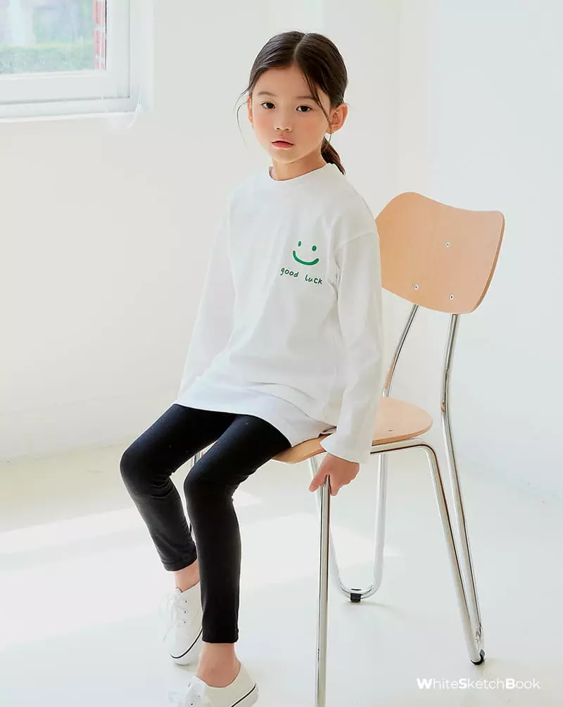 Whitesketchbook - Korean Children Fashion - #kidsshorts - Weekly Leggings - 8