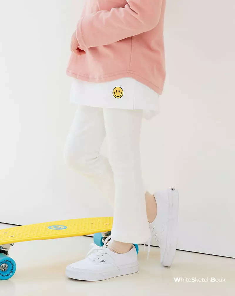 Whitesketchbook - Korean Children Fashion - #kidsshorts - Bootscut Leggings - 5