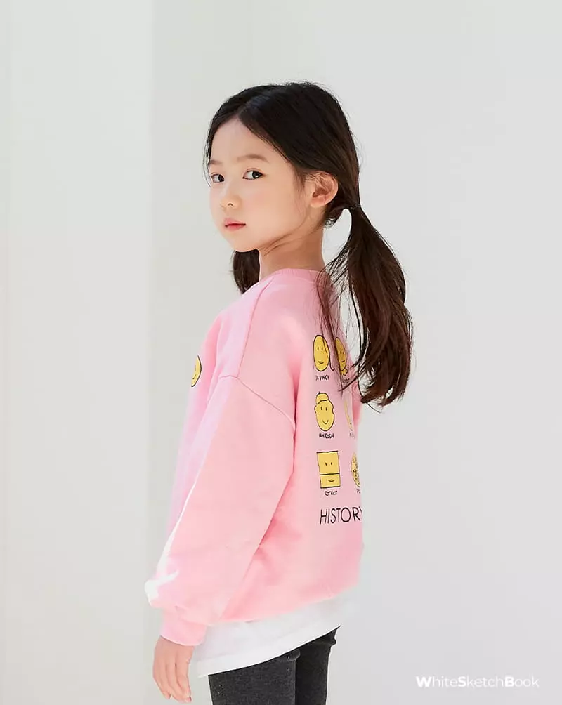 Whitesketchbook - Korean Children Fashion - #kidsshorts - History Sweatshirt - 6