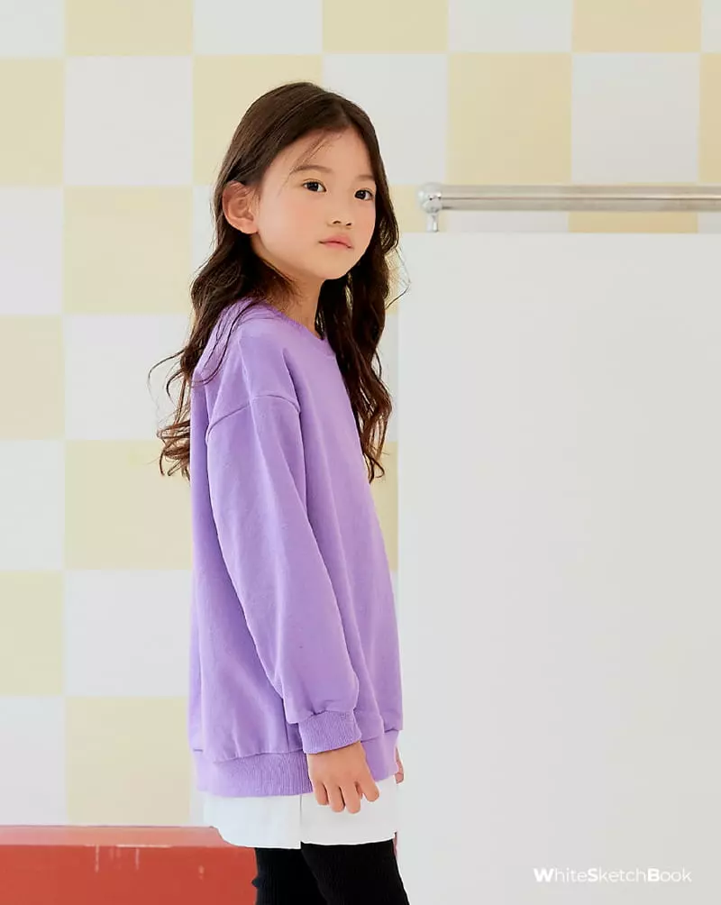 Whitesketchbook - Korean Children Fashion - #kidsshorts - New Basic Sweatshirt - 6