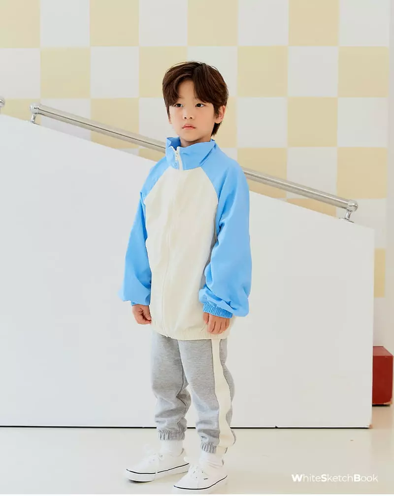 Whitesketchbook - Korean Children Fashion - #kidsstore - Windbreaker Zip-up - 10