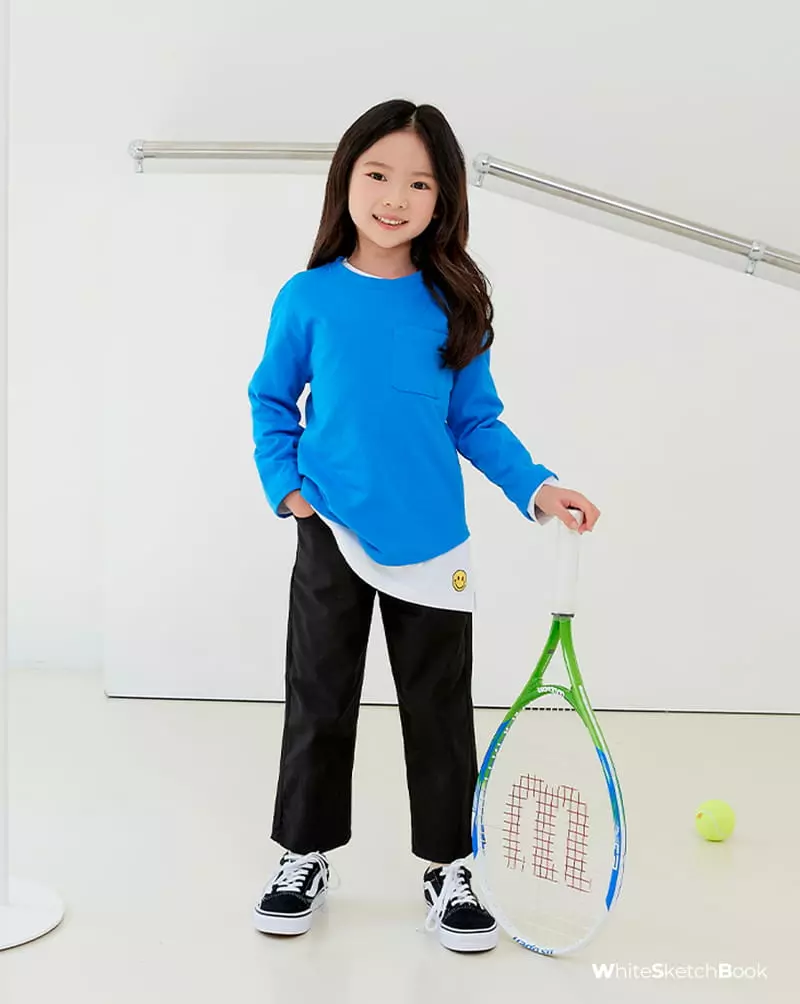 Whitesketchbook - Korean Children Fashion - #kidsstore - Cotton Span Straight Pants - 6