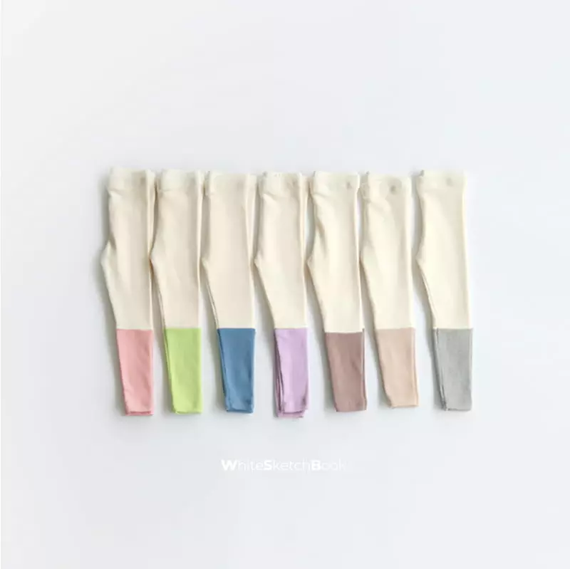 Whitesketchbook - Korean Children Fashion - #kidsstore - Peach Leggings - 12