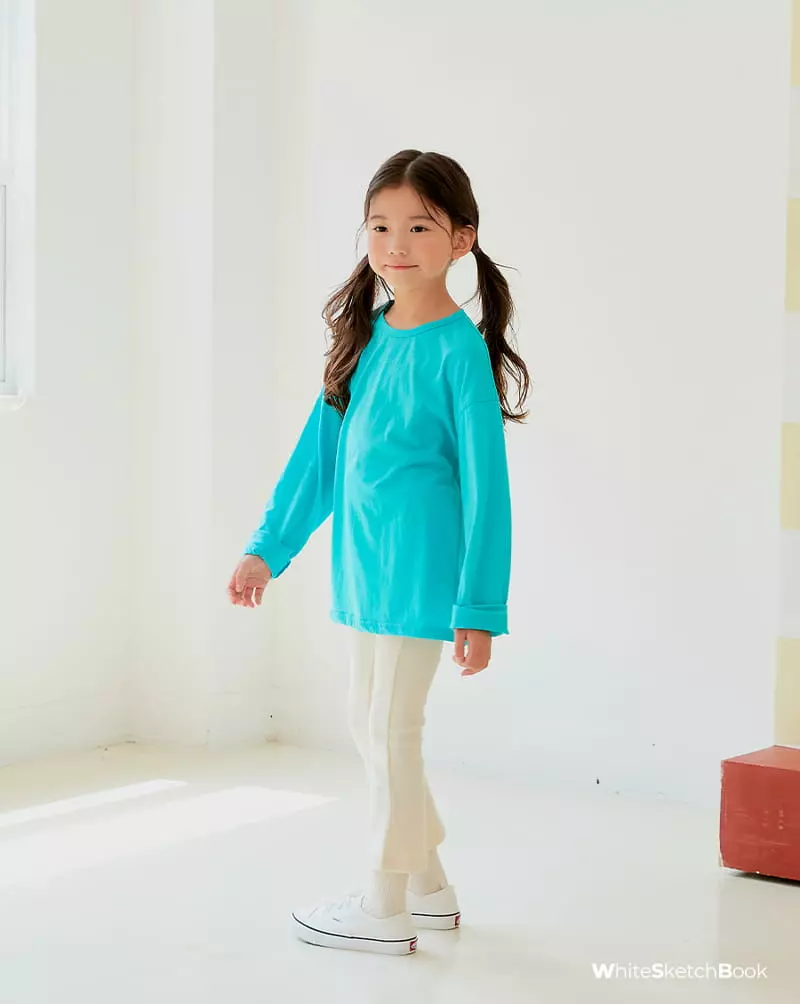 Whitesketchbook - Korean Children Fashion - #kidsstore - Bootscut Leggings - 6