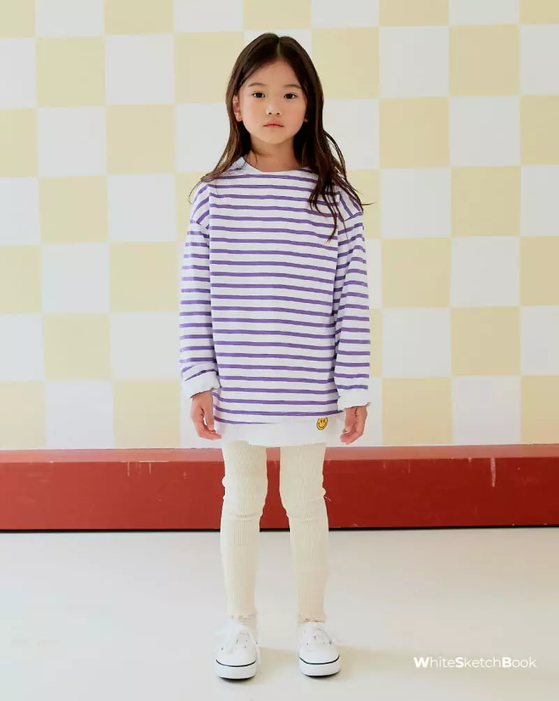 Whitesketchbook - Korean Children Fashion - #kidsstore - Terry Leggings - 5