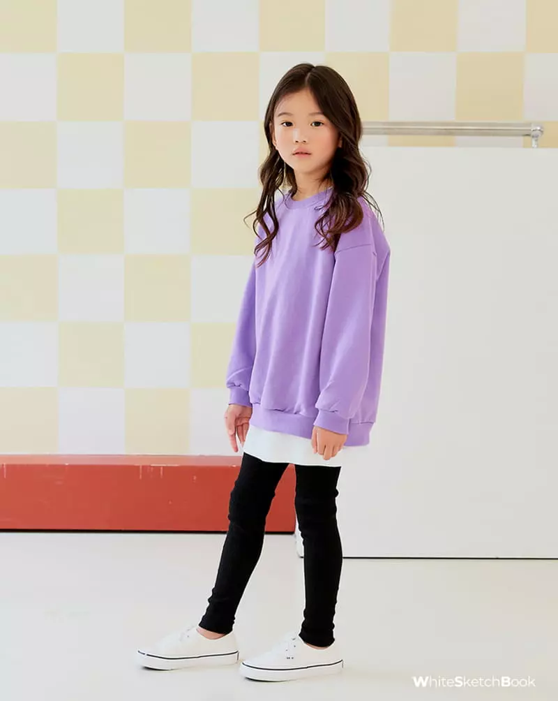 Whitesketchbook - Korean Children Fashion - #kidsshorts - Rib LEggings - 4