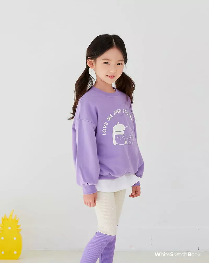 Whitesketchbook - Korean Children Fashion - #kidsstore - Love Me Sweatshirt - 10